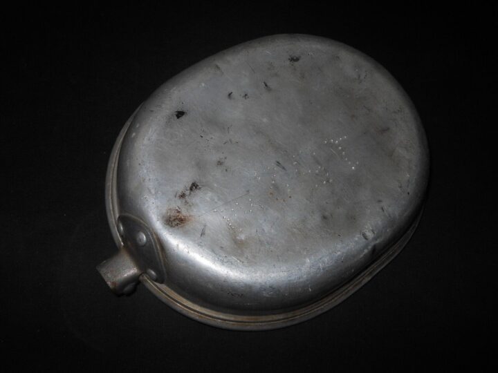 WW1 US Army Navy Air Corps - M1910 ALUMINUM & STEEL MESS KIT - NICE! - Image 4