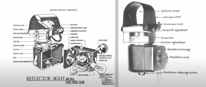 WW2 British RAF Aircraft - MK. III A* REFLECTOR GUNSIGHT - BOMBER TURRETS - NICE - Image 18