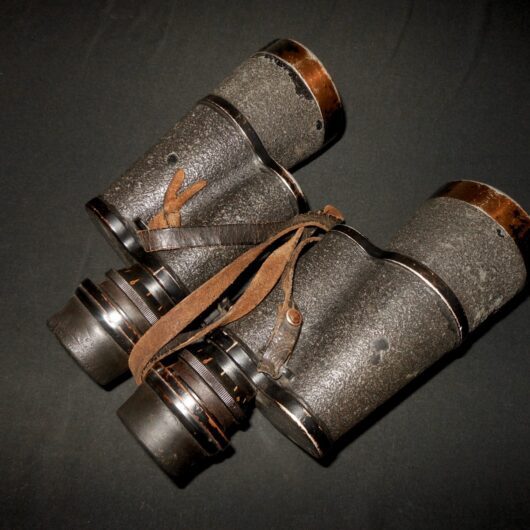 WW2 German Kriegsmarine - 7x50 CARL ZEISS GAS MASK BINOCULARS #2 - VERY NICE!