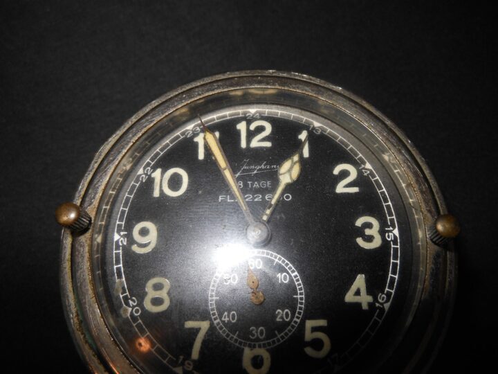 WW2 German Luftwaffe Aircraft Borduhr - JUNGHANS COCKPIT CLOCK - FOR REPAIR - Image 4