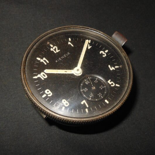 WW2 German Luftwaffe Aircraft - KIENZLE COCKPIT CLOCK - Ju88 Me110 Do17 - NICE!