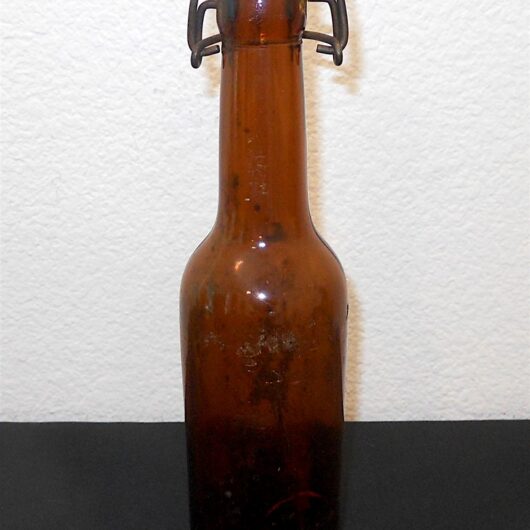 WW2 German Luftwaffe Bierflasche - BEER BOTTLE - "E-Stelle Rechlin" - RARE!