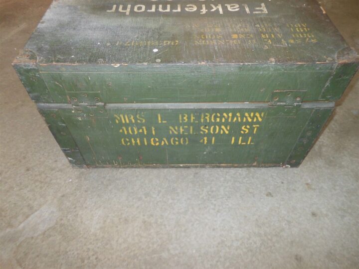 WW2 German Luftwaffe D.F. 10x80 Flakfernrohr - FLAK SPOTTING BINOCULAR CRATE - Image 9