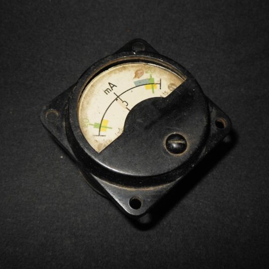 WW2 German Luftwaffe - ELECTRICAL AMMETER - RADIO EQUIPMENT - RARE!