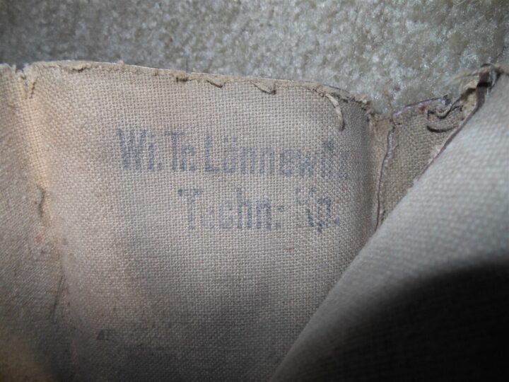 WW2 German Luftwaffe - FLAK & GROUND CREW RUBBER OVER BOOTS - UNIT MARKED - RARE - Image 12