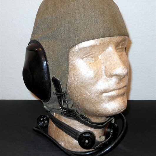 WW2 German Luftwaffe LKpS101 Fliegerkopfhaube - SUMMER FLIGHT HELMET - MINT!