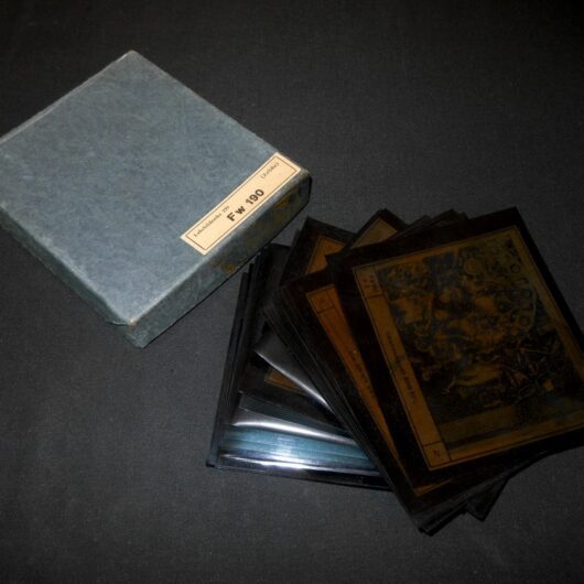 WW2 German Luftwaffe Lehrbild - AIRCRAFT MANUAL TRAINING SLIDES - Fw190 - RARE!