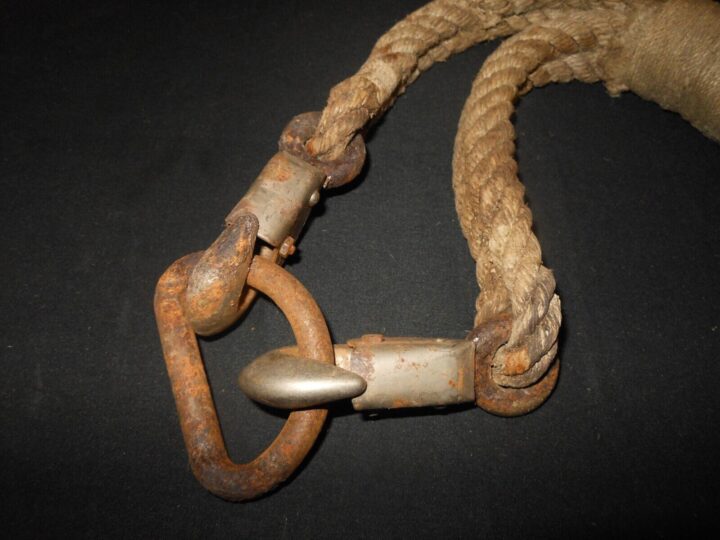 WW2 German Luftwaffe - PARACHUTE HARNESS RISERS & ROPE ASSEMBLY - RH28 RZ20 RZ36 - Image 6