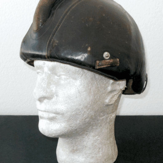 WW2 German Luftwaffe SSK90 Fliegerstahlhelm - STEEL FLIGHT HELMET - VERY NICE!