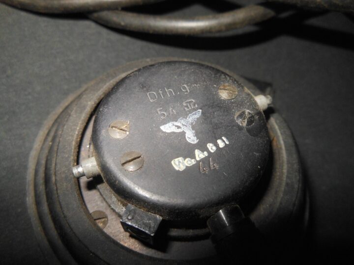 WW2 German Wehrmacht Dfh. g. Erdsprechgerät -  PHONE COMMUNICATION HEADSET - RAR - Image 14