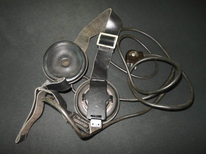 WW2 German Wehrmacht Dfh. g. Erdsprechgerät -  PHONE COMMUNICATION HEADSET - RAR - Image 5