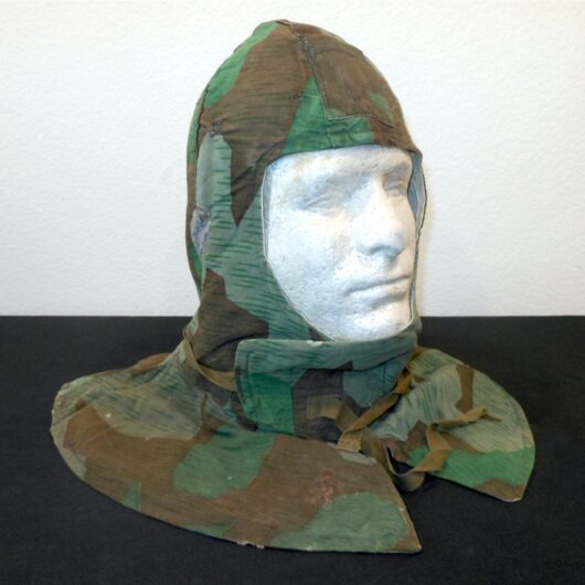 WW2 German Wehrmacht Kopfhaube - REVERSIBLE CAMOUFLAGE HOOD – SPLINTERTARNMUSTER
