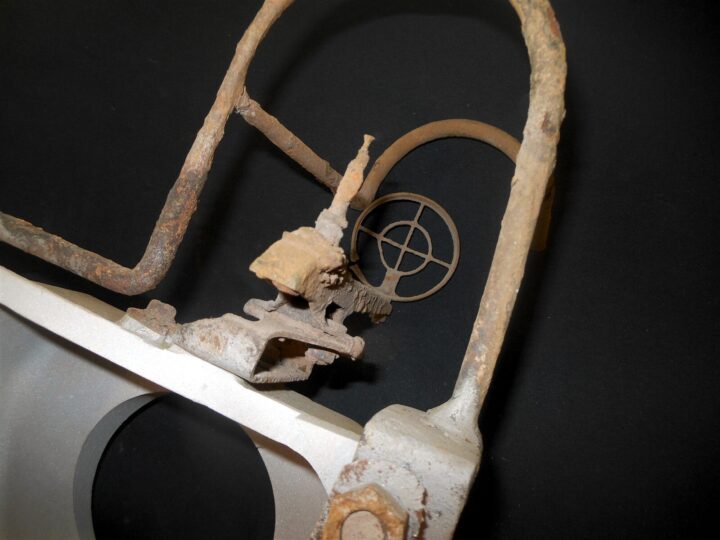 WW2 German Wehrmacht Luftwaffe - MG151/20 DRILLING MOUNT ASSEMBLY - VERY  RARE! - Image 14