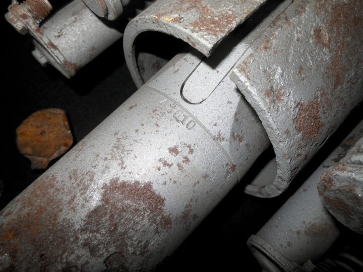 WW2 German Wehrmacht Luftwaffe - MG151/20 DRILLING MOUNT ASSEMBLY - VERY  RARE! - Image 17