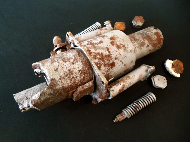 WW2 German Wehrmacht Luftwaffe - MG151/20 DRILLING MOUNT ASSEMBLY - VERY  RARE! - Image 18