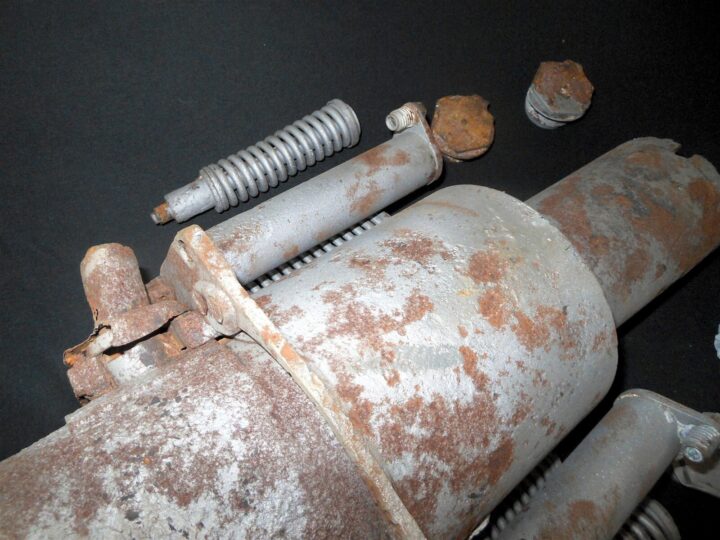 WW2 German Wehrmacht Luftwaffe - MG151/20 DRILLING MOUNT ASSEMBLY - VERY  RARE! - Image 21