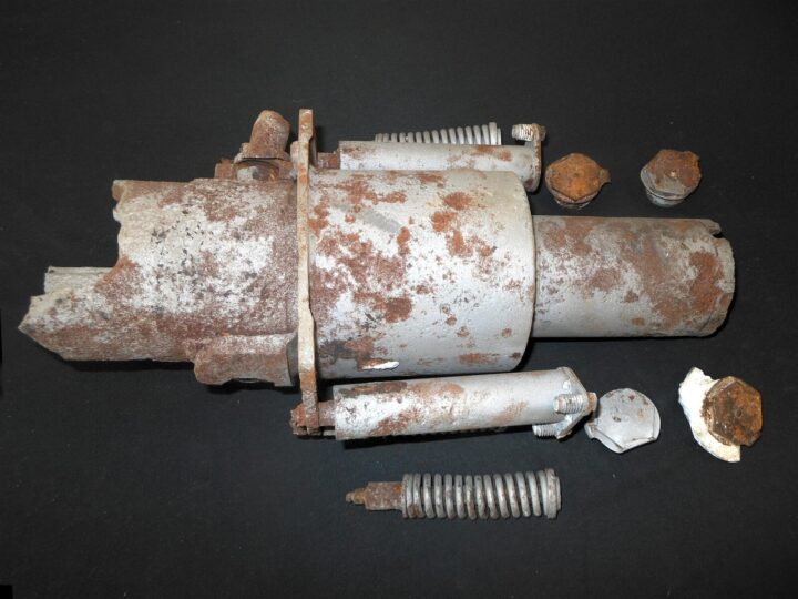 WW2 German Wehrmacht Luftwaffe - MG151/20 DRILLING MOUNT ASSEMBLY - VERY  RARE! - Image 22