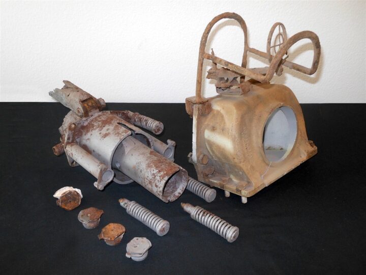 WW2 German Wehrmacht Luftwaffe - MG151/20 DRILLING MOUNT ASSEMBLY - VERY  RARE!