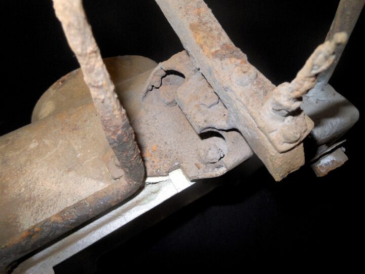 WW2 German Wehrmacht Luftwaffe - MG151/20 DRILLING MOUNT ASSEMBLY - VERY  RARE! - Image 10
