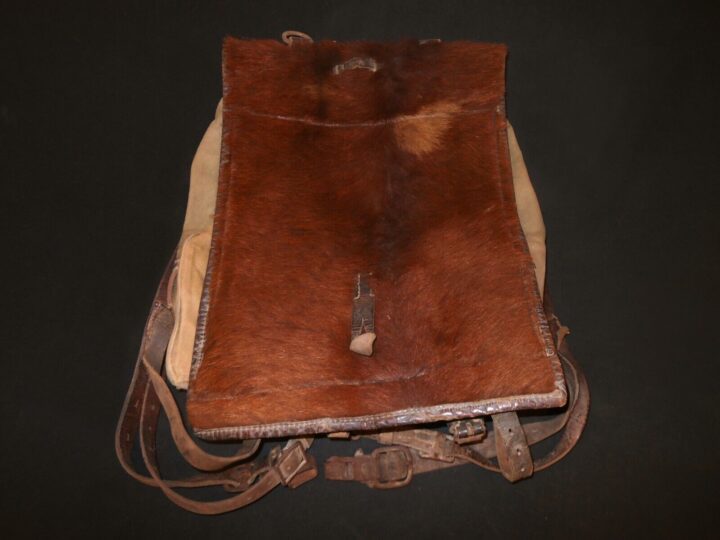 WW2 German Wehrmacht M39 Tornister - PONY FUR BACK PACK - VERY NICE! - Image 3