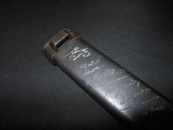 WW2 Imperial Japanese Army - TYPE 30 BAYONET - KOKURA ARSENAL - USS IOWA VET! - Image 18