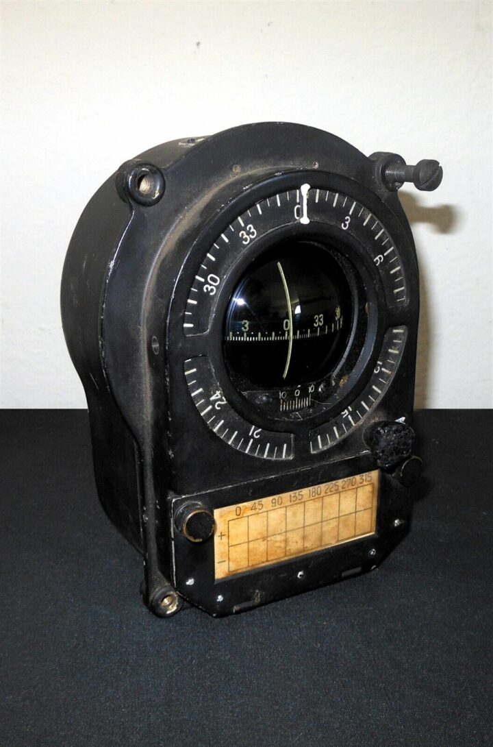 WW2 Imperial Japanese Navy - TYPE 92 MODEL 2 MAGNETIC COMPASS - A6M ZERO