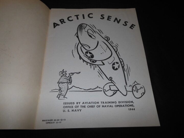 WW2 US Navy Training Handbook - ARCTIC SENSE - PBY Gunner Veteran Estate - Image 4