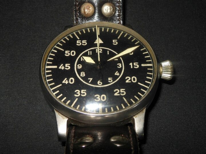 WW II German Air Force B-Uhr - LANGE u. SOHNE BIG PILOT NAVIGATION WATCH - PUBLISHED! - Image 4