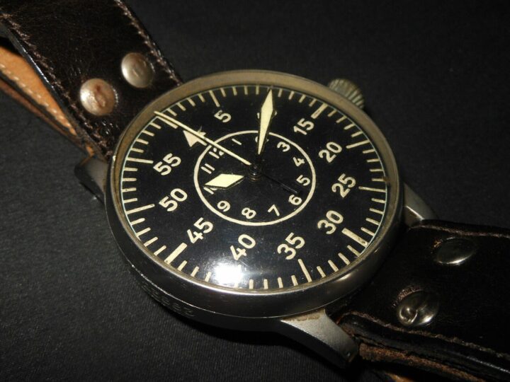 WW II German Air Force B-Uhr - LANGE u. SOHNE BIG PILOT NAVIGATION WATCH - PUBLISHED!