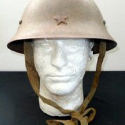 WW II Imperial Japanese Type 90 - CIVIL DEFENSE HELMET / LINER / STRAPS - NICE! - Image 4