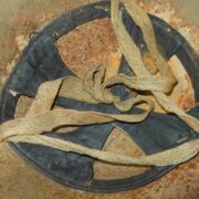 WW II Imperial Japanese Type 90 - CIVIL DEFENSE HELMET / LINER / STRAPS - NICE! - Image 7