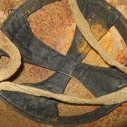 WW II Imperial Japanese Type 90 - CIVIL DEFENSE HELMET / LINER / STRAPS - NICE! - Image 8
