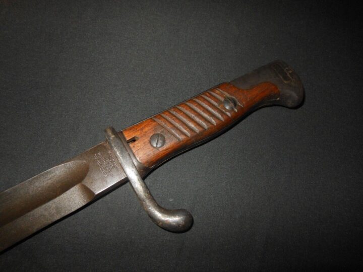 WW1 German Army S98/05 Seitengewehr - WEIMAR POLICE UNIT BUTCHER BAYONET - RARE! - Image 4