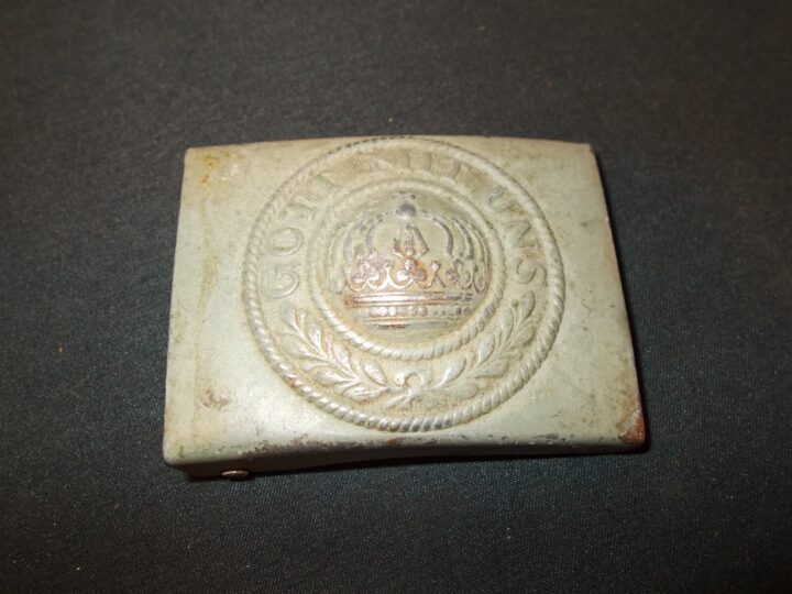 WW1 Imperial Prussian Army Koppelschloß - M1915 EM/NCO ARMY BELT BUCKLE - NICE! - Image 3