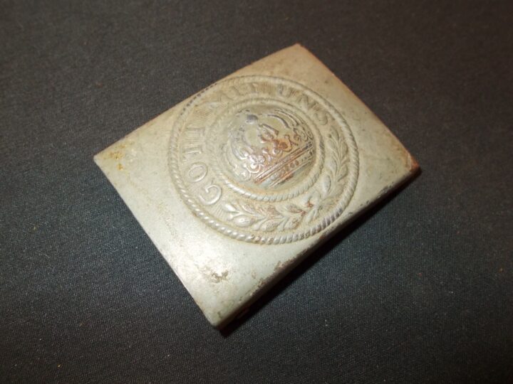 WW1 Imperial Prussian Army Koppelschloß - M1915 EM/NCO ARMY BELT BUCKLE - NICE!