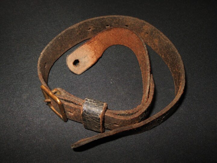 WW1 Imperial Prussian - FIREMAN PICKELHAUBE HELMET CHIN STRAP - NICE!