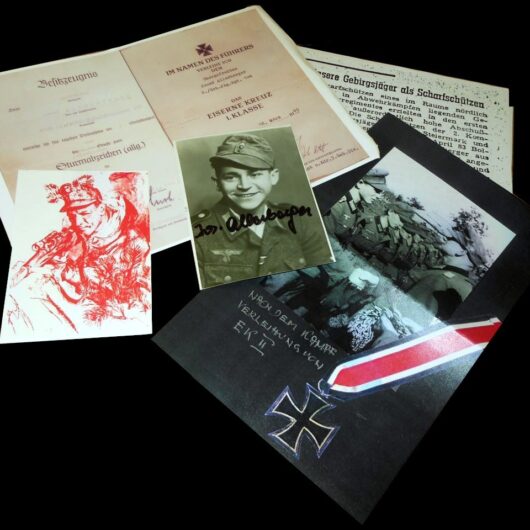 WW2 German Heer - AUTOGRAPHED PHOTO GROUPING - JOSEF ALERBERGER - POST WAR #2