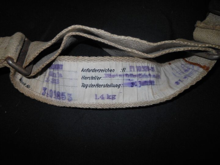 WW2 German Luftwaffe Aircraft Gürtelgurt - GUNNER & NAVIGATOR SEAT BELT - RARE! - Image 11