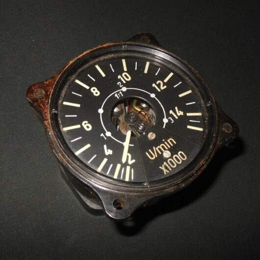WW2 German Luftwaffe Drehzahlanzeiger - ELEC. TACHOMETER - Me262 He162 Ho229