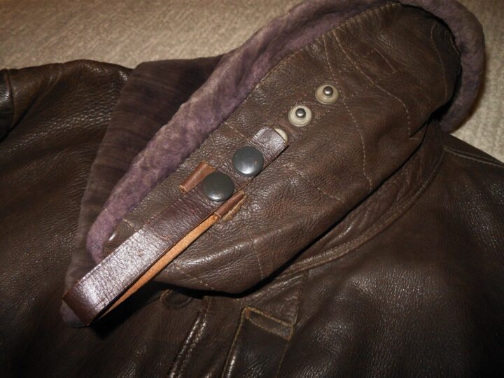 WW2 German Luftwaffe Fliegerjacke - ELEC. HEATED LEATHER FLIGHT JACKET - RARE! - Image 16