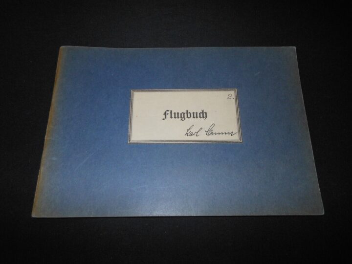 WW2 German Luftwaffe Flugbuch - FLIGHT LOG BOOK #2 - FLIGHT INSTRUCTOR - RARE! - Image 3