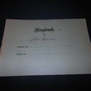 WW2 German Luftwaffe Flugbuch - FLIGHT LOG BOOK #4 - FLIGHT INSTRUCTOR - RARE! - Image 3