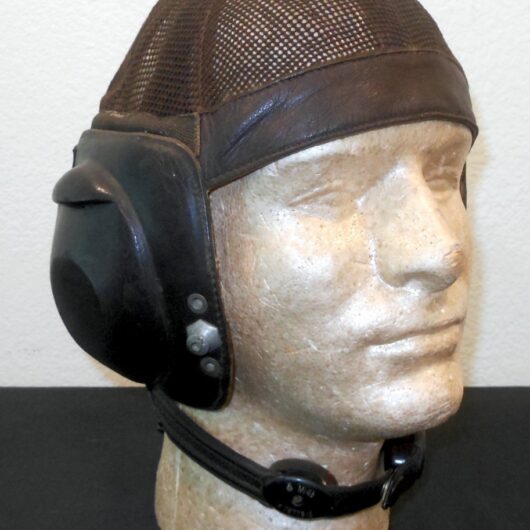 WW2 German Luftwaffe LKpN101 Netzkopfhaube - SUMMER PILOT FLIGHT HELMET - MINT!