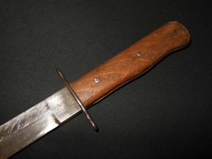 WW2 German Luftwaffe Nahkampfmesser - COMBAT TRENCH KNIFE / DAGGER - "5" - NICE! - Image 4