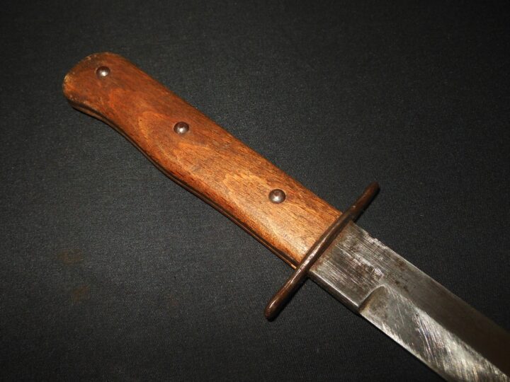 WW2 German Luftwaffe Nahkampfmesser - COMBAT TRENCH KNIFE / DAGGER - "5" - NICE! - Image 7