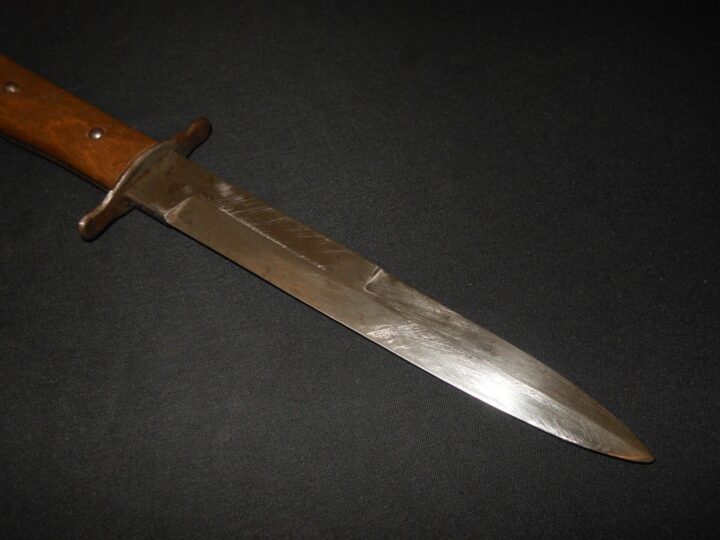 WW2 German Luftwaffe Nahkampfmesser - COMBAT TRENCH KNIFE / DAGGER - "5" - NICE! - Image 8