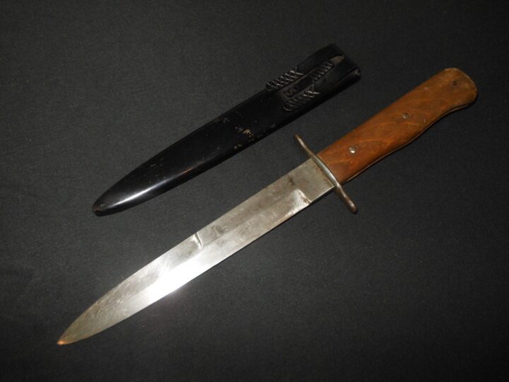 WW2 German Luftwaffe Nahkampfmesser - COMBAT TRENCH KNIFE / DAGGER - "5" - NICE!