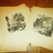 WW2 German Wehrmacht Heer " Panzer Grenadiere " - Pencil Sketches - SUPERB! - Image 13