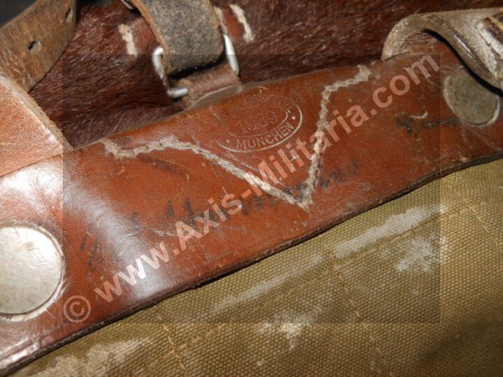 WW2 German Wehrmacht M39 Tornister - PONY FUR BACK PACK - VERY NICE! - Image 18