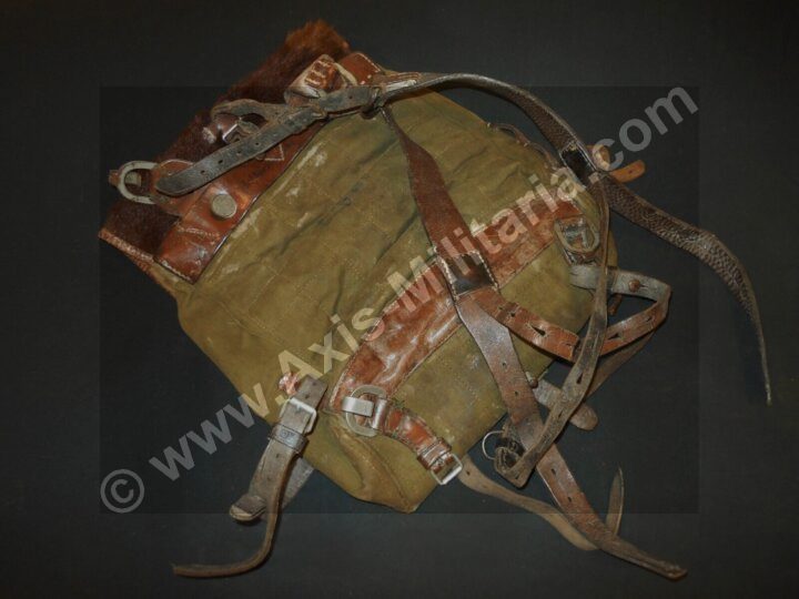 WW2 German Wehrmacht M39 Tornister - PONY FUR BACK PACK - VERY NICE! - Image 5